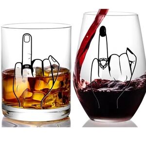 Engagement Drink Glasses